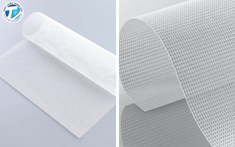 Bạt lưới trắng 12*12